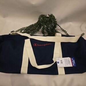 Champion Navy Blue Duffel Bag Large Nwt